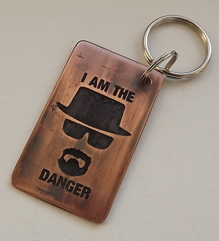 *Great Gift!* Breaking Bad Keyring Bag Tag Choose from 10 Images 