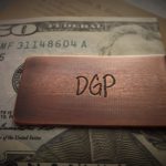 Etched Money Clip