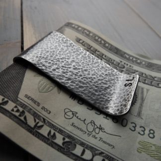 Sterling Silver Rustic Money Clip