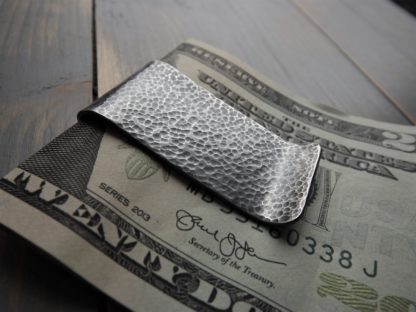 Rustic Silver Money Clip