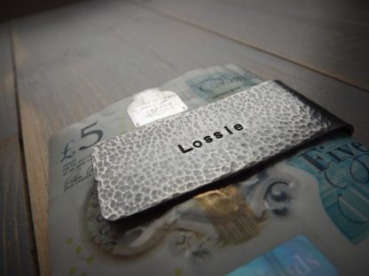 Rustic Silver Money Clip