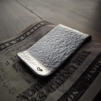 Textured Aluminium Money Clip