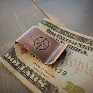 Compass Money Clip